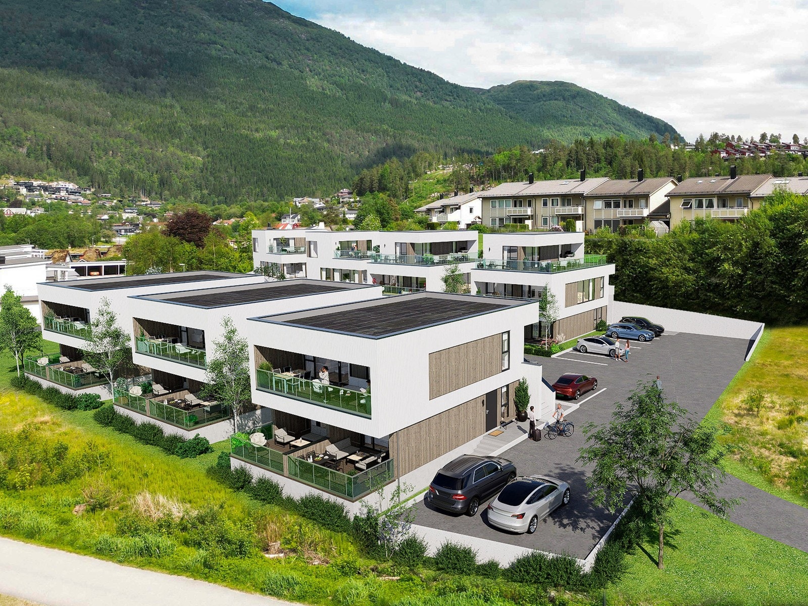 3 manns bustad Galleribilde