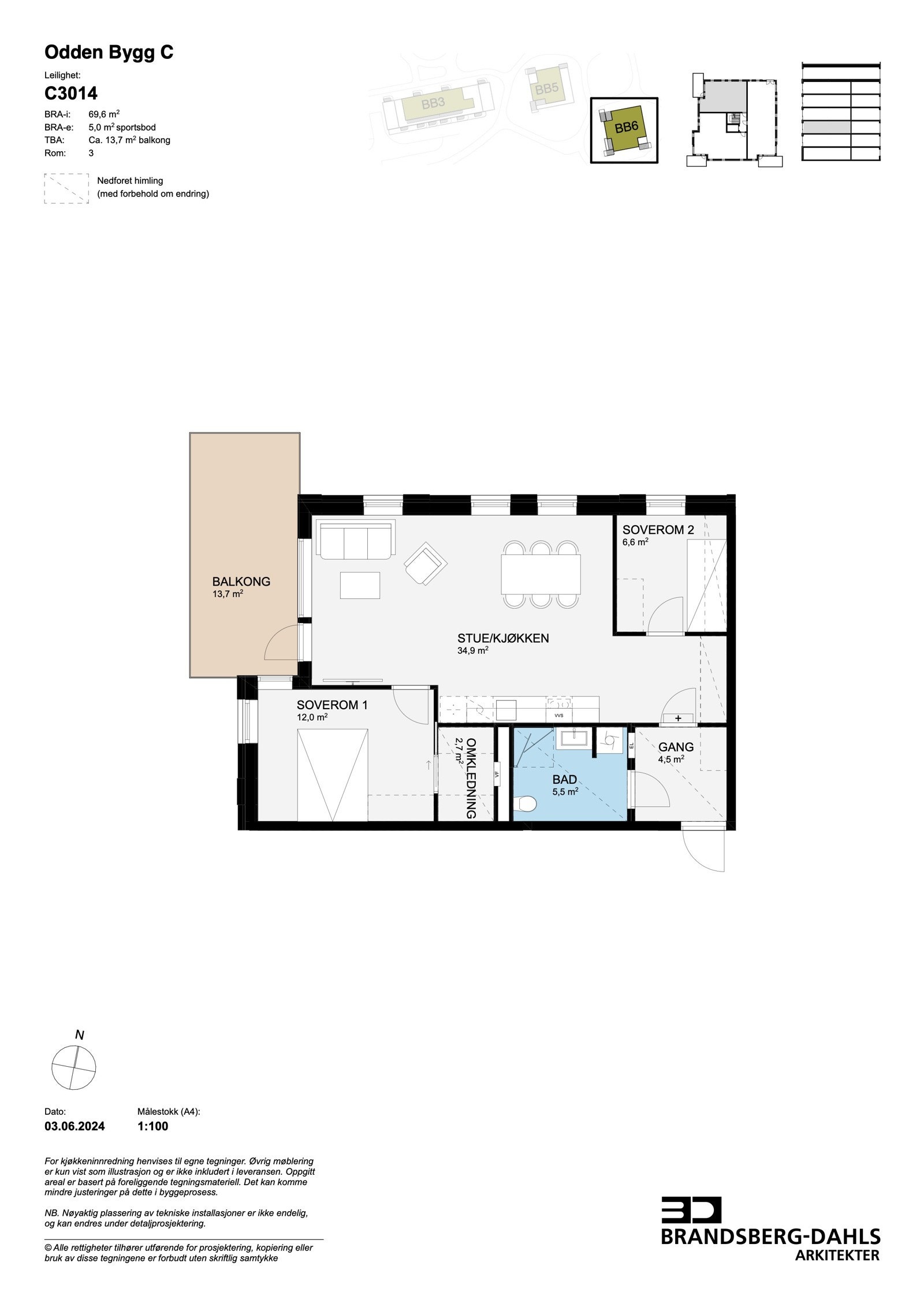 Plantegning C3014 Galleribilde