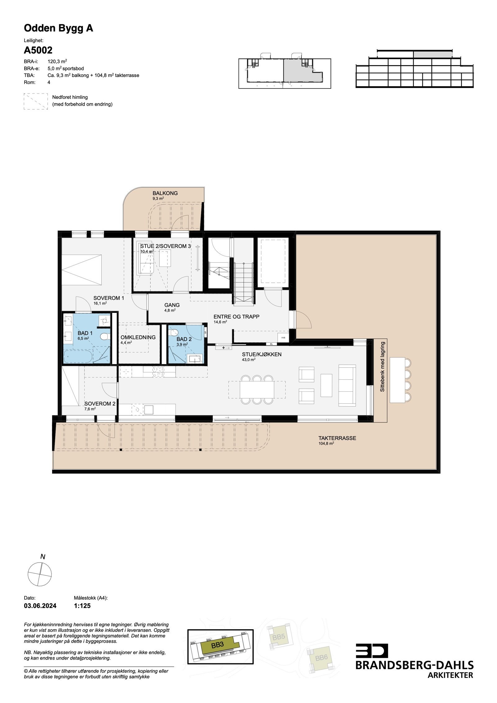 Plantegning A5002 Galleribilde