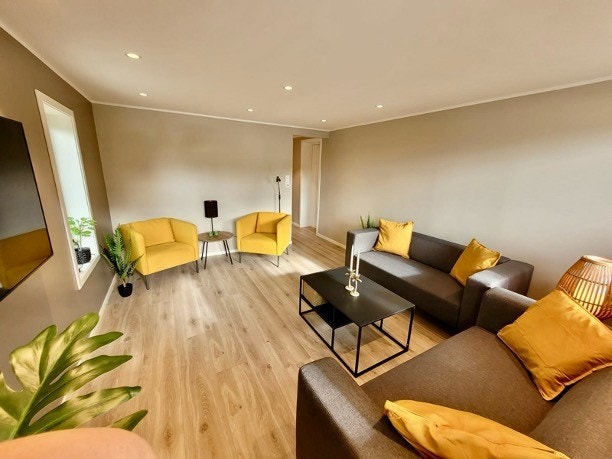 Anen vinkel på stua nede Galleribilde