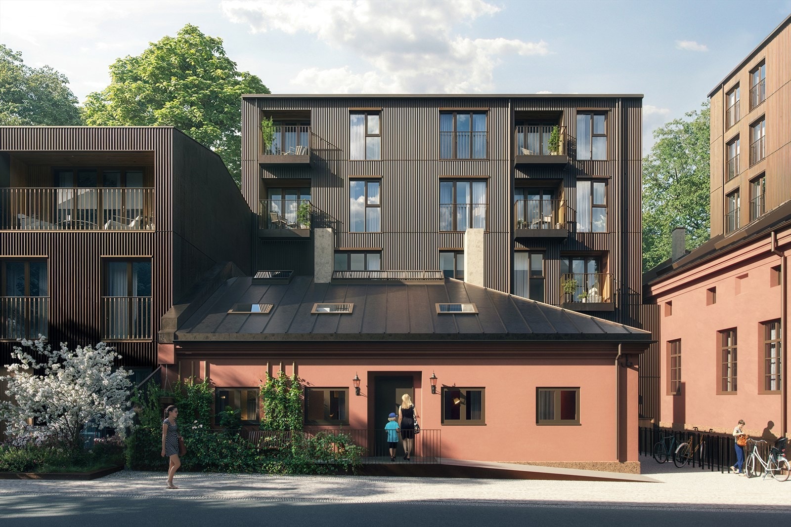 Leiligheten går over hele toppetasjen. Kun ment som illustrajson. Galleribilde