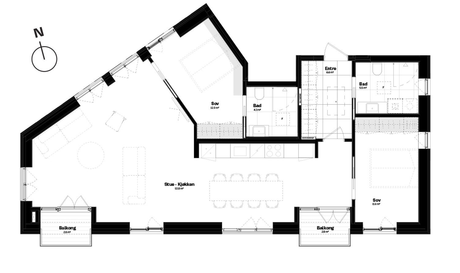 Plantegning Galleribilde