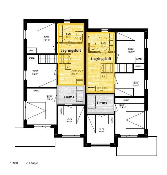 Lagringsloft og hems Galleribilde