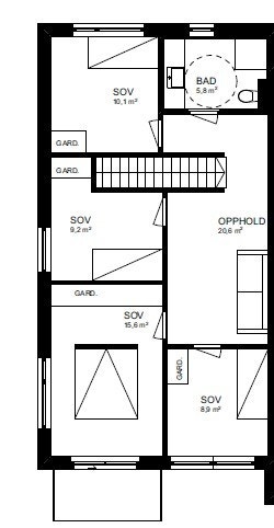 Plan 2. etg Galleribilde