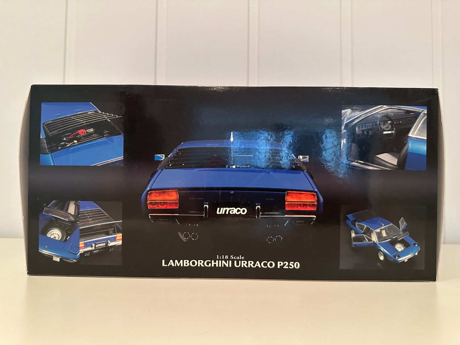 Miniature Kyosho 1:18 Lamborghini Urraco P250 1973 Red Metal 1/18