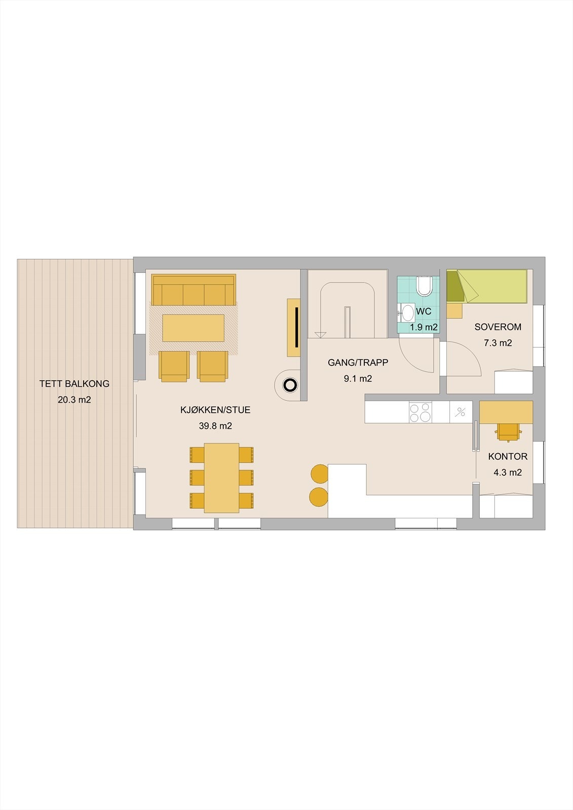 2. etasje Galleribilde