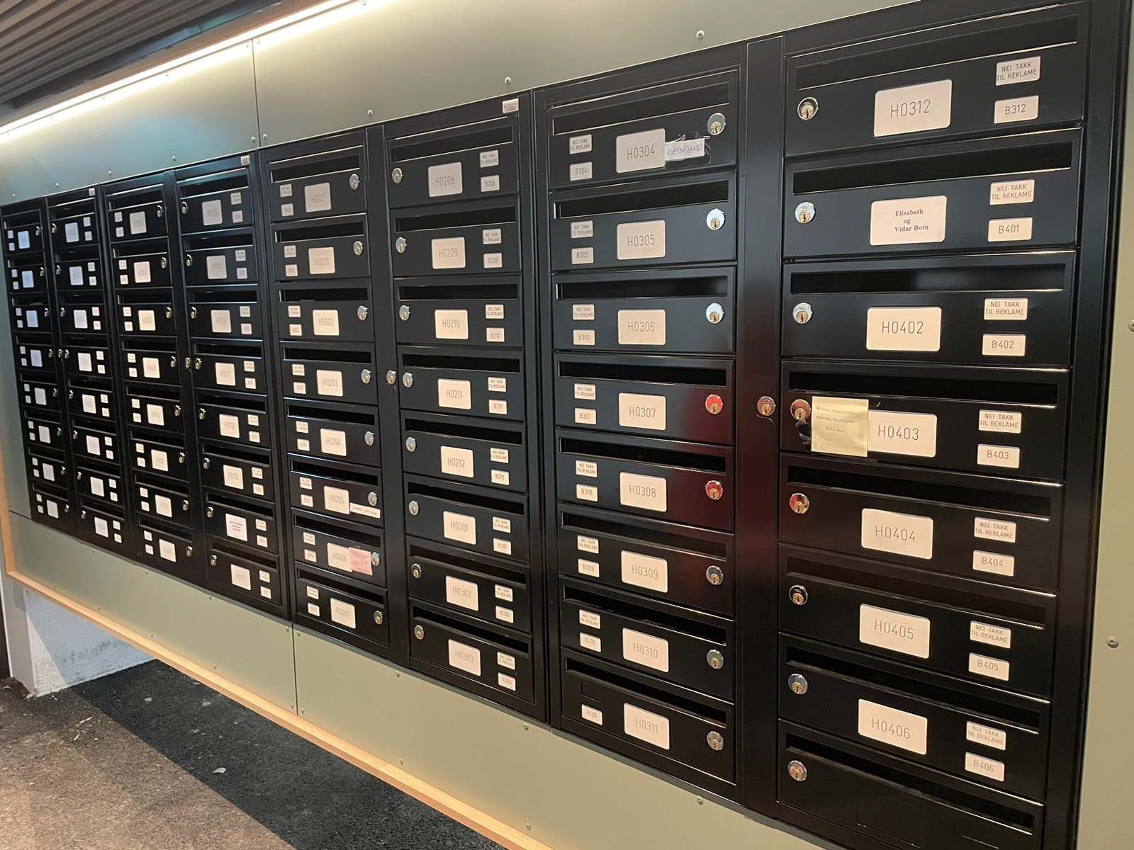 Felles poststativ Galleribilde
