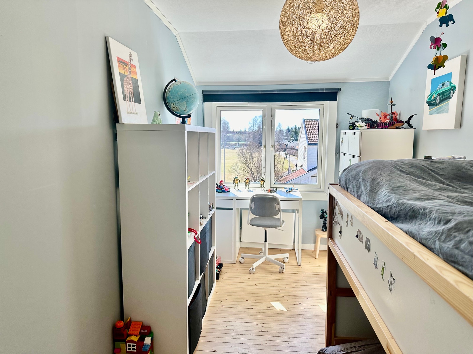 Soverom 2: Køyeseng i «voksenstørrelse» 90x200 cm. Galleribilde