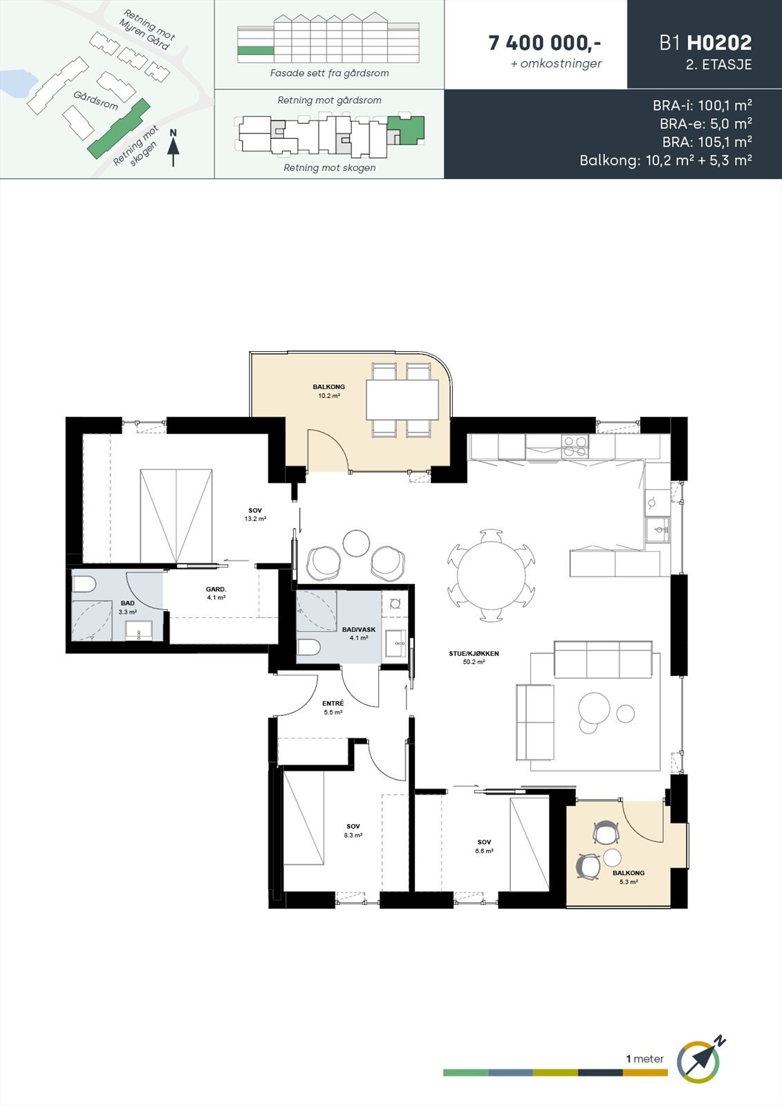 Leilighet B1 H0202 Galleribilde