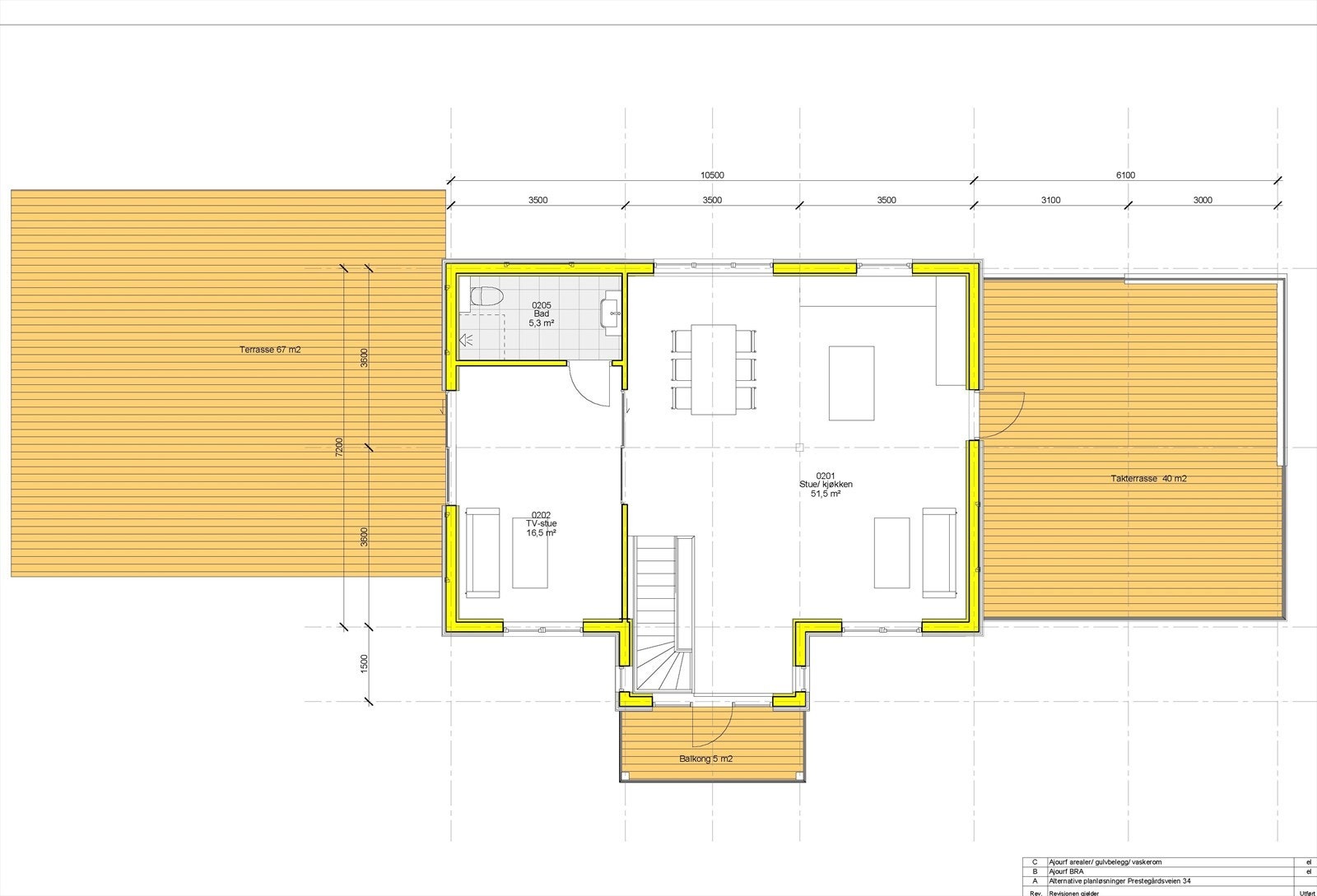 Plantegning 2. etasje, BOLIG 2 Galleribilde