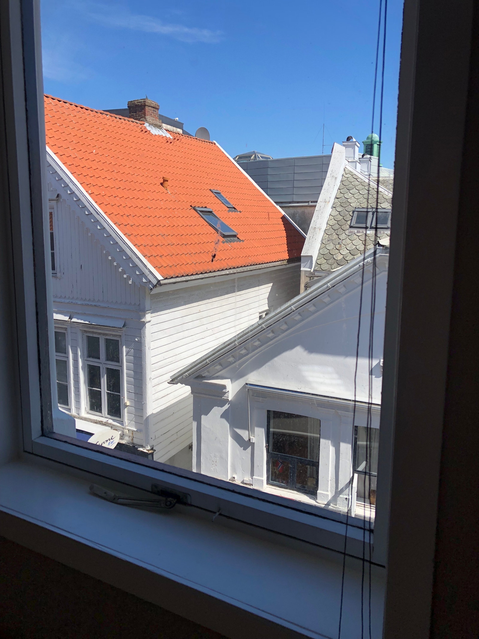 Utsikt over byen Galleribilde