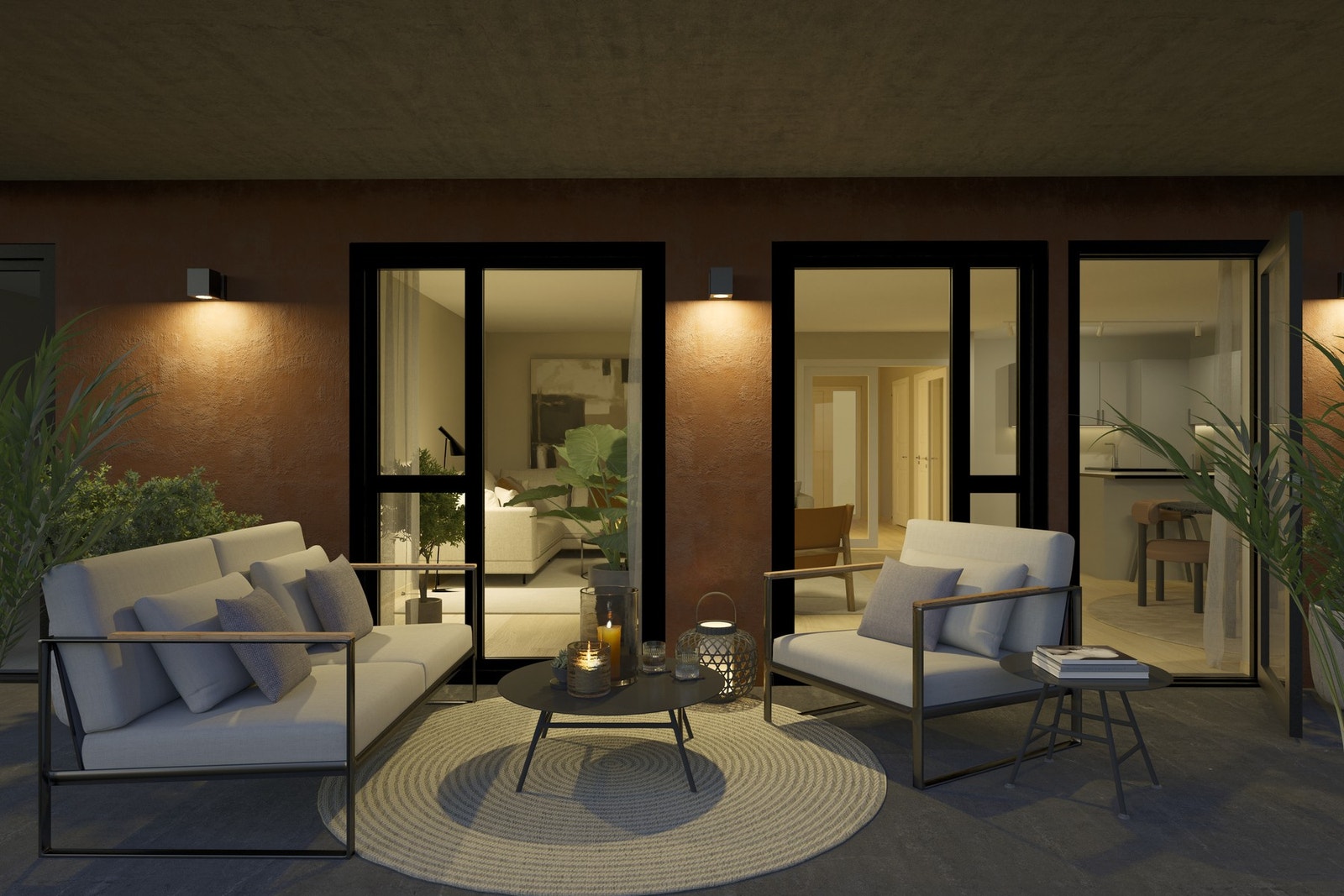 EiendomsMegler1 har gleden av å presentere leilighet med en romslig sørvendt balkong med gode møbleringsmuligheter. Det er direkte utgang fra leilighetens oppholdsrom. Illustrasjon, avvik vil forekomme. Galleribilde