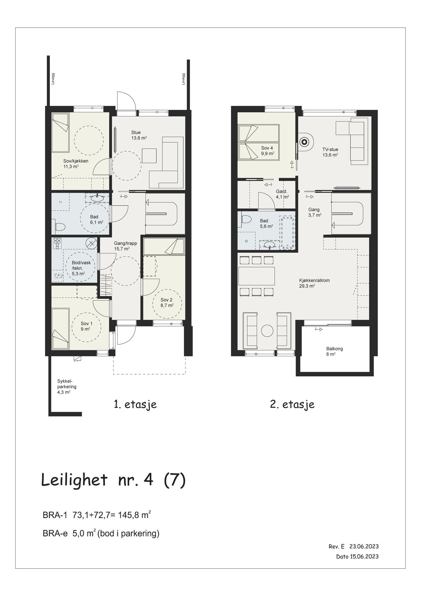 Plantegning bolig 4 Galleribilde