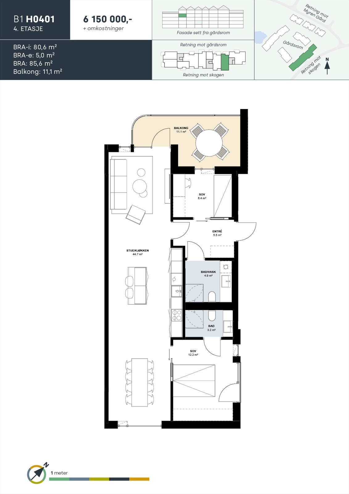 Leilighet B1 H0401 Galleribilde