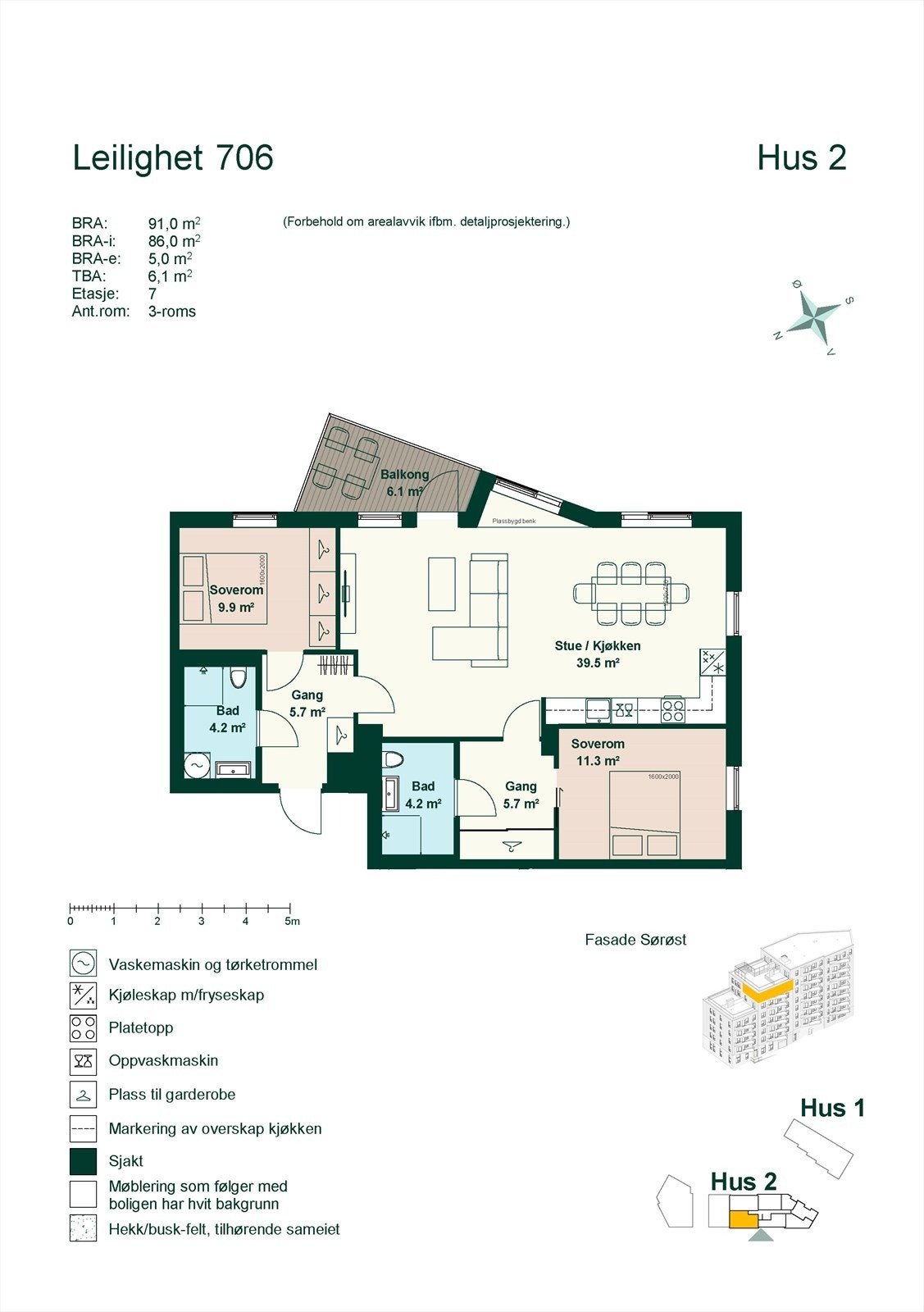 Plantegning Galleribilde