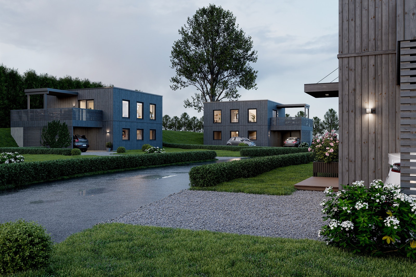 Flott prosjekt med attraktiv beliggenhet i landlige omgivelser. Galleribilde