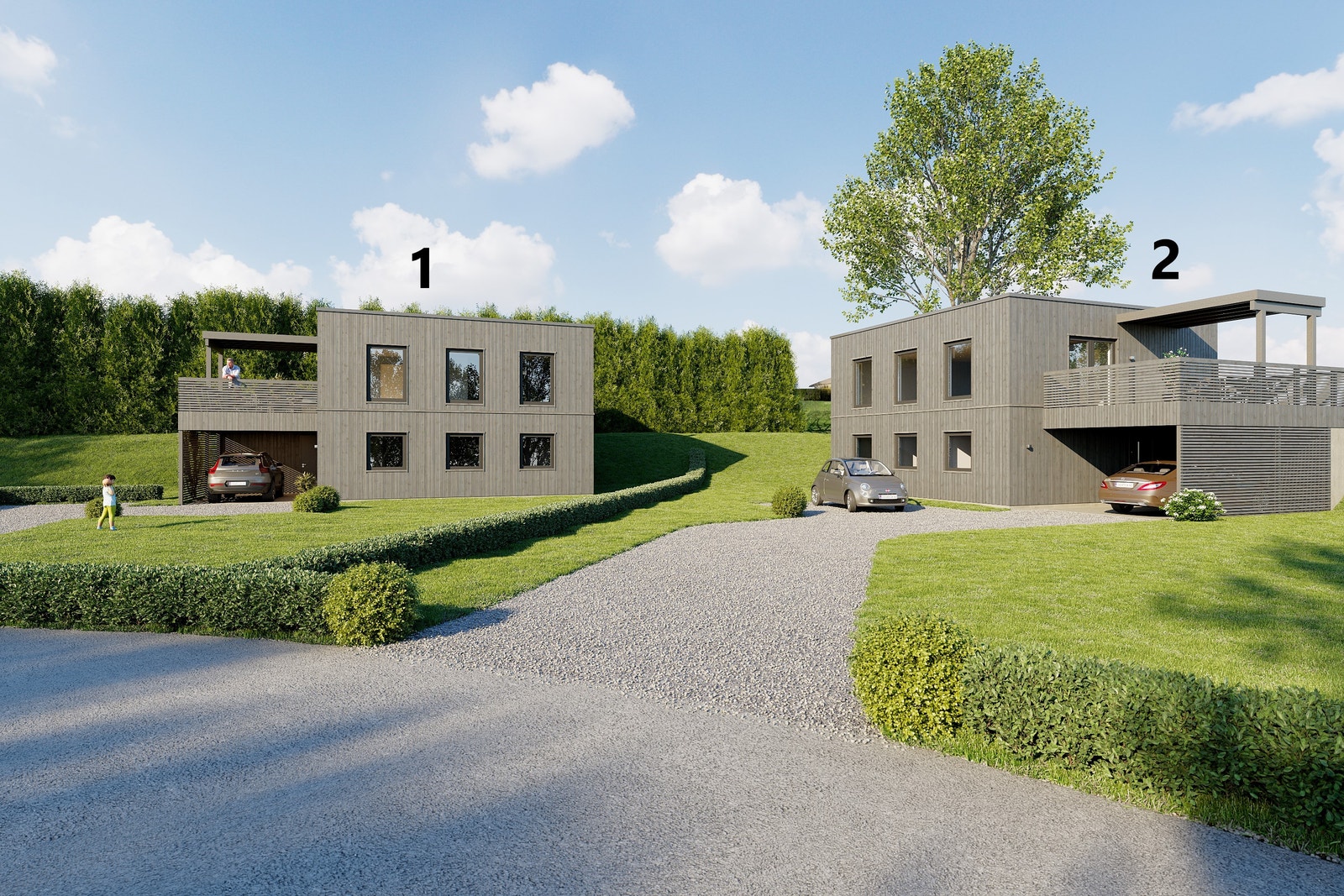 Flotte eneboliger med innholdsrik planløsning og hele 4 soverom Galleribilde