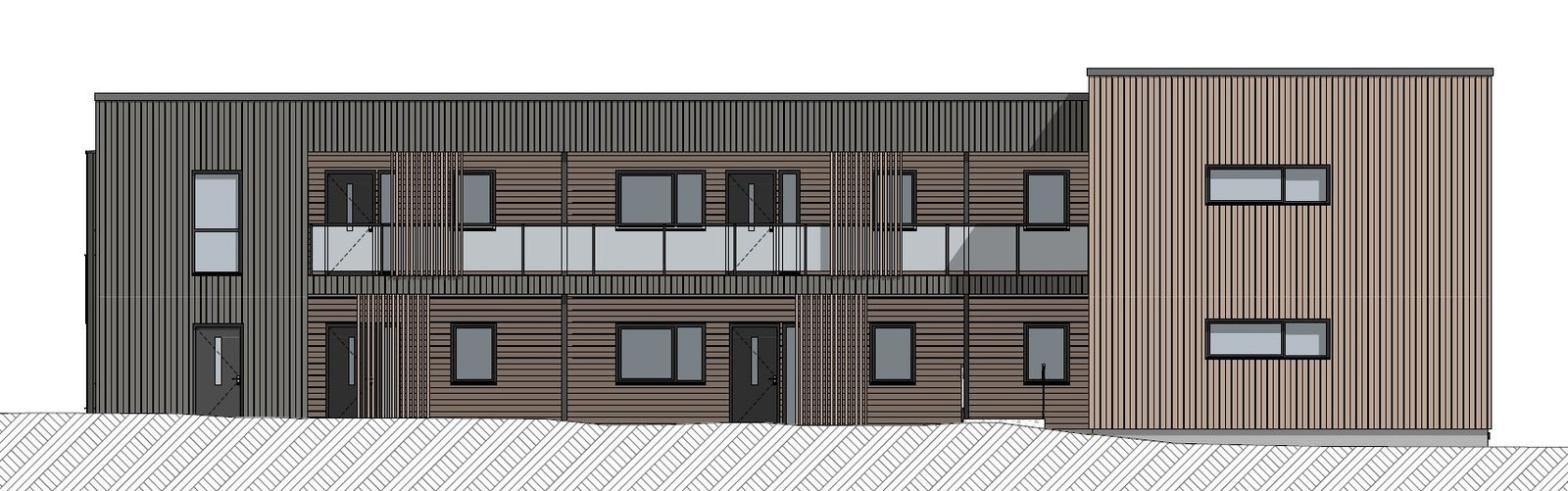 Bakside sett mot sør Galleribilde