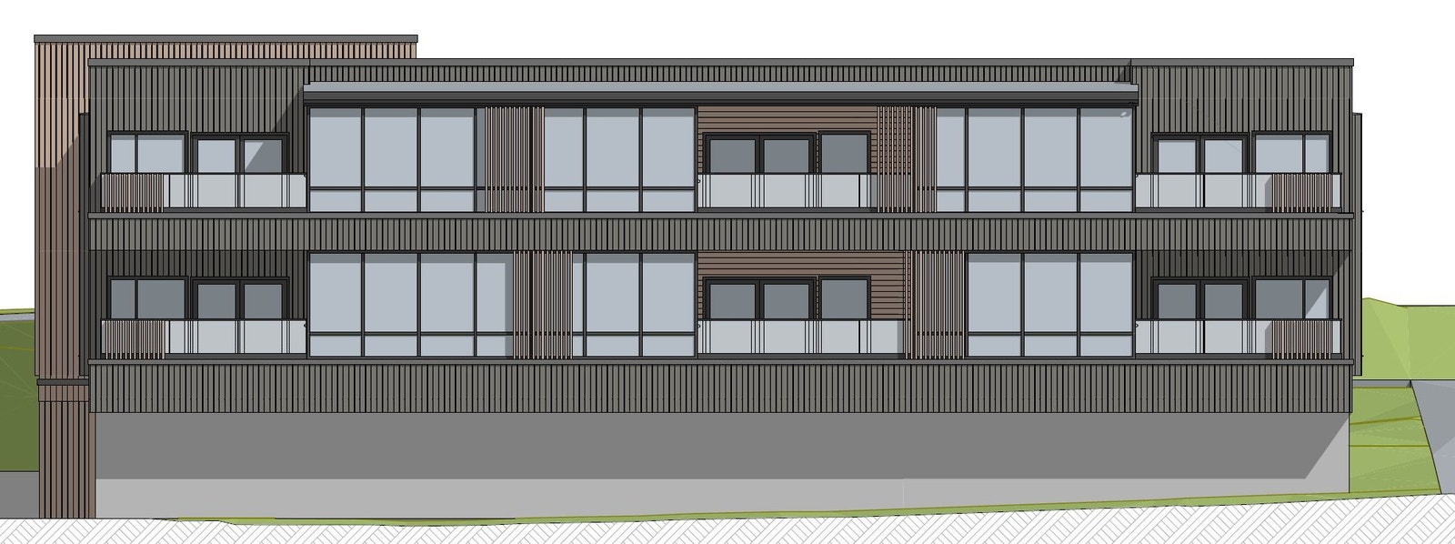 Fasade mor sør Galleribilde