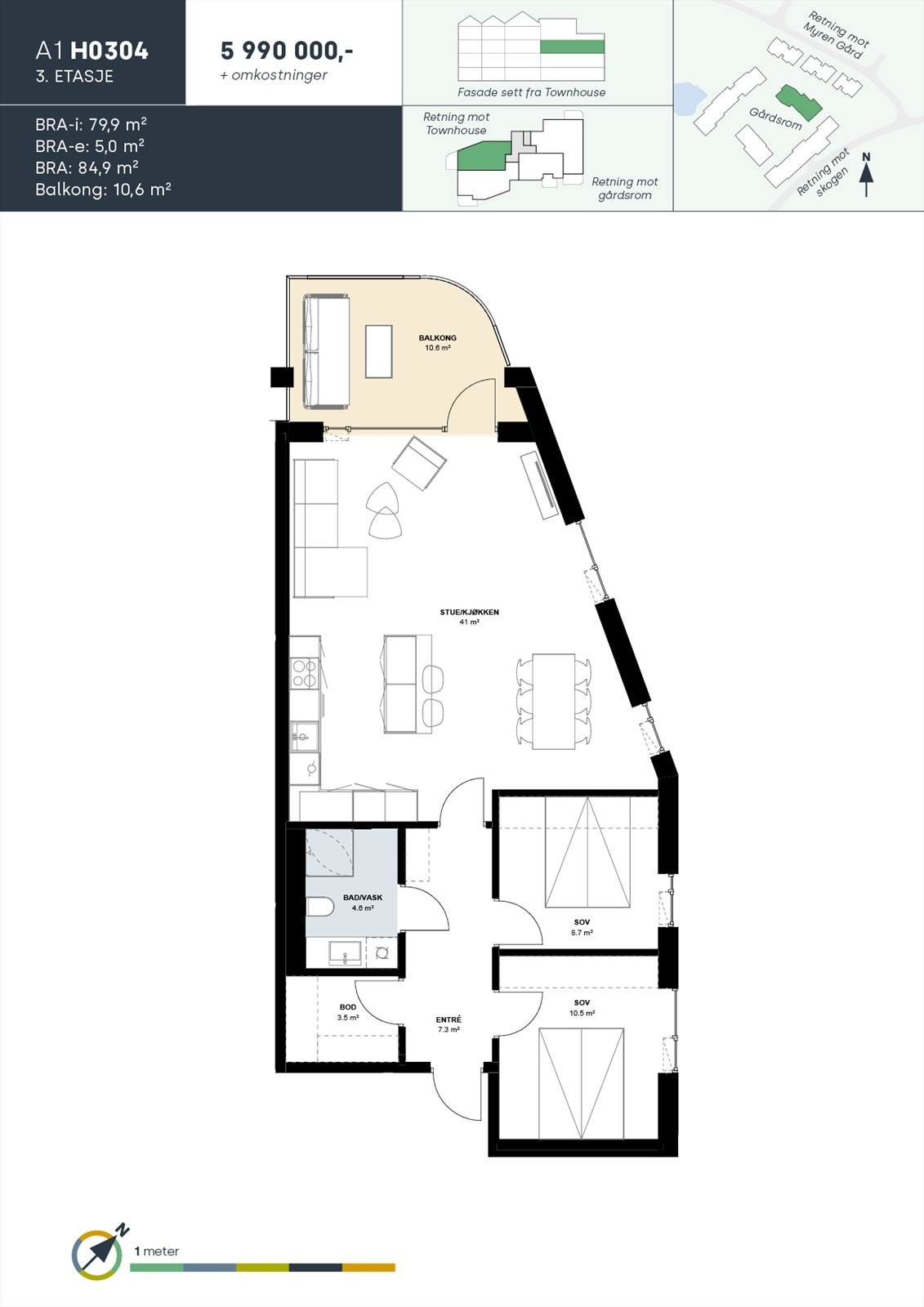 Leilighet A1 H0304 Galleribilde