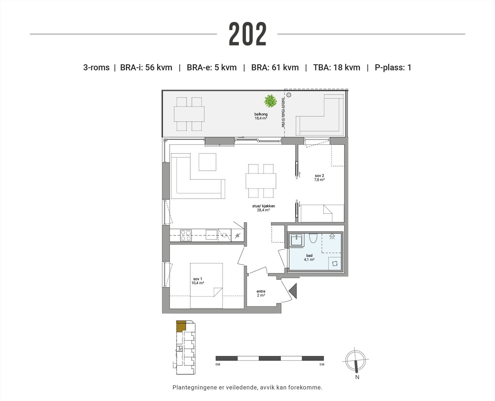 Langseth leilighet 202 Galleribilde