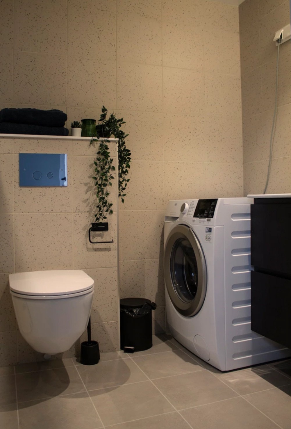 Vaskemaskin følger hybelen. Galleribilde