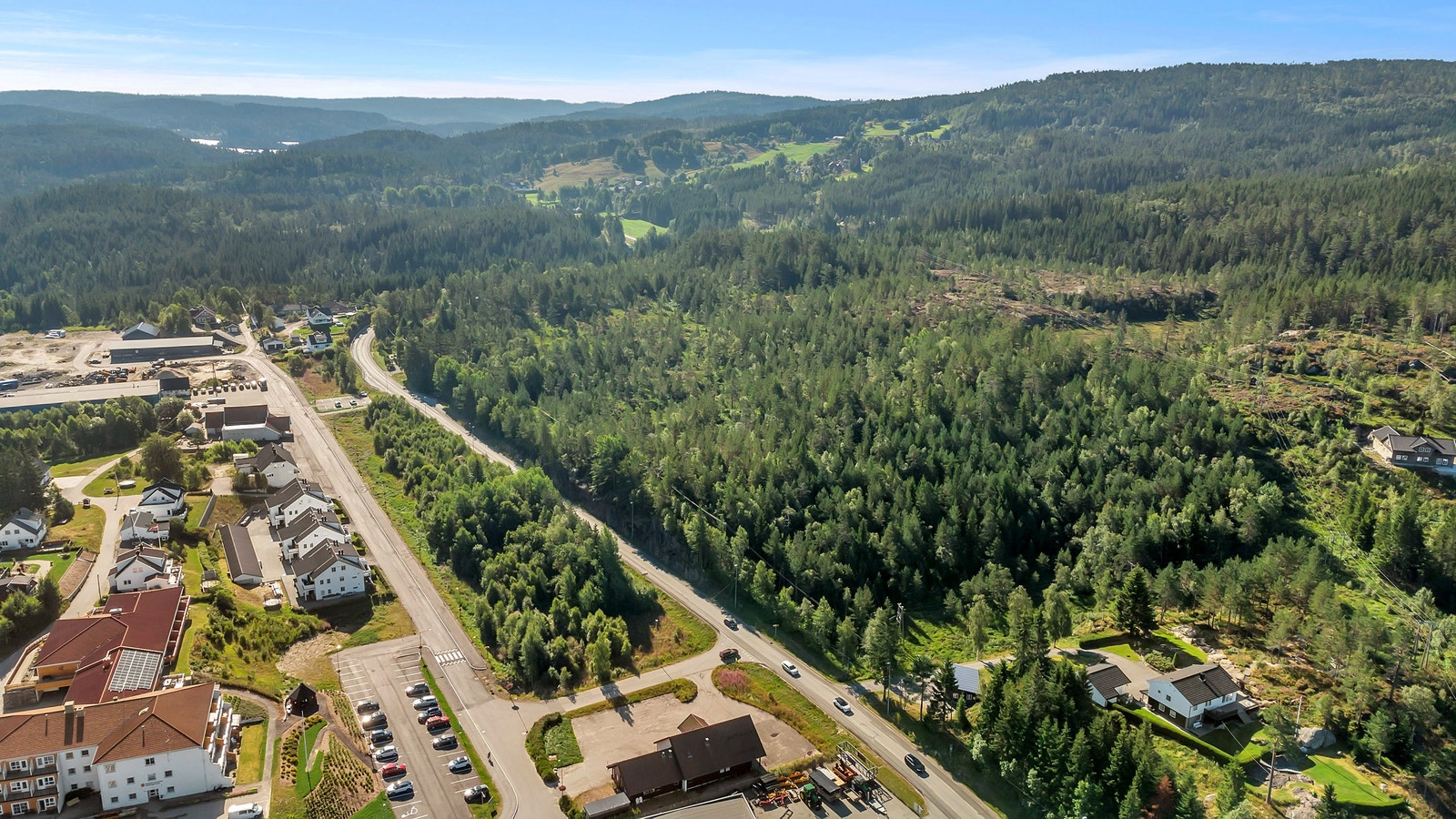 Viser bolig området Galleribilde