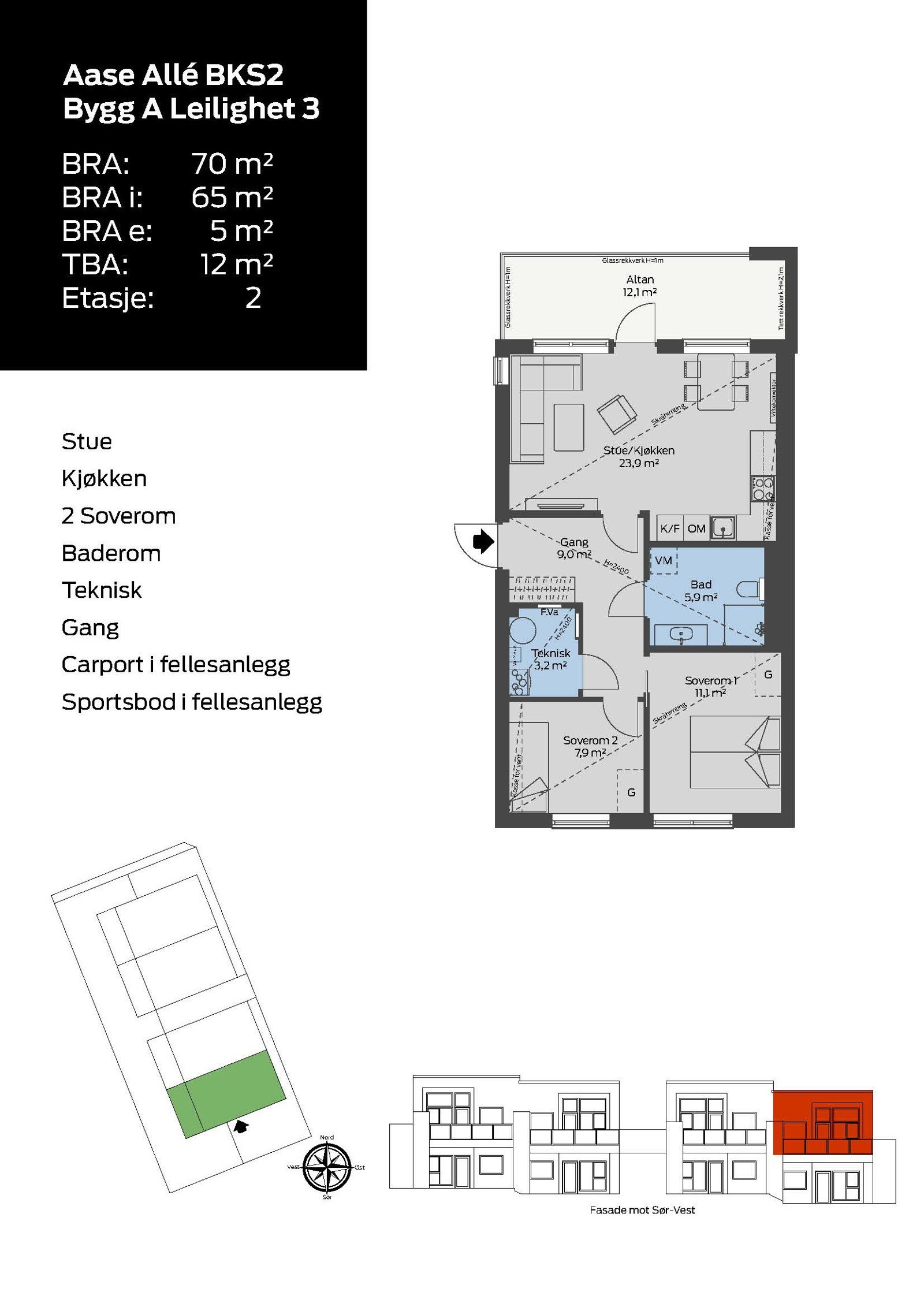Plantegning Galleribilde