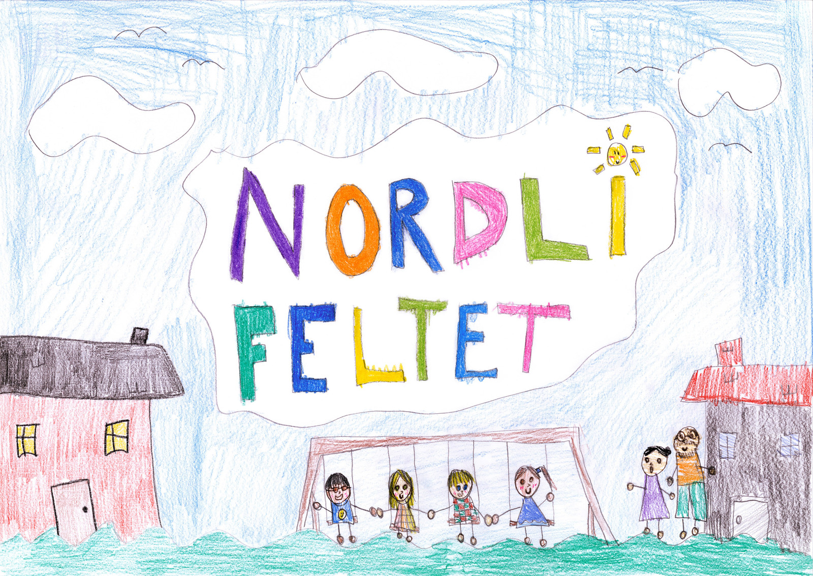 Den flotte logoen vår er tegnet av Maja på 10 år