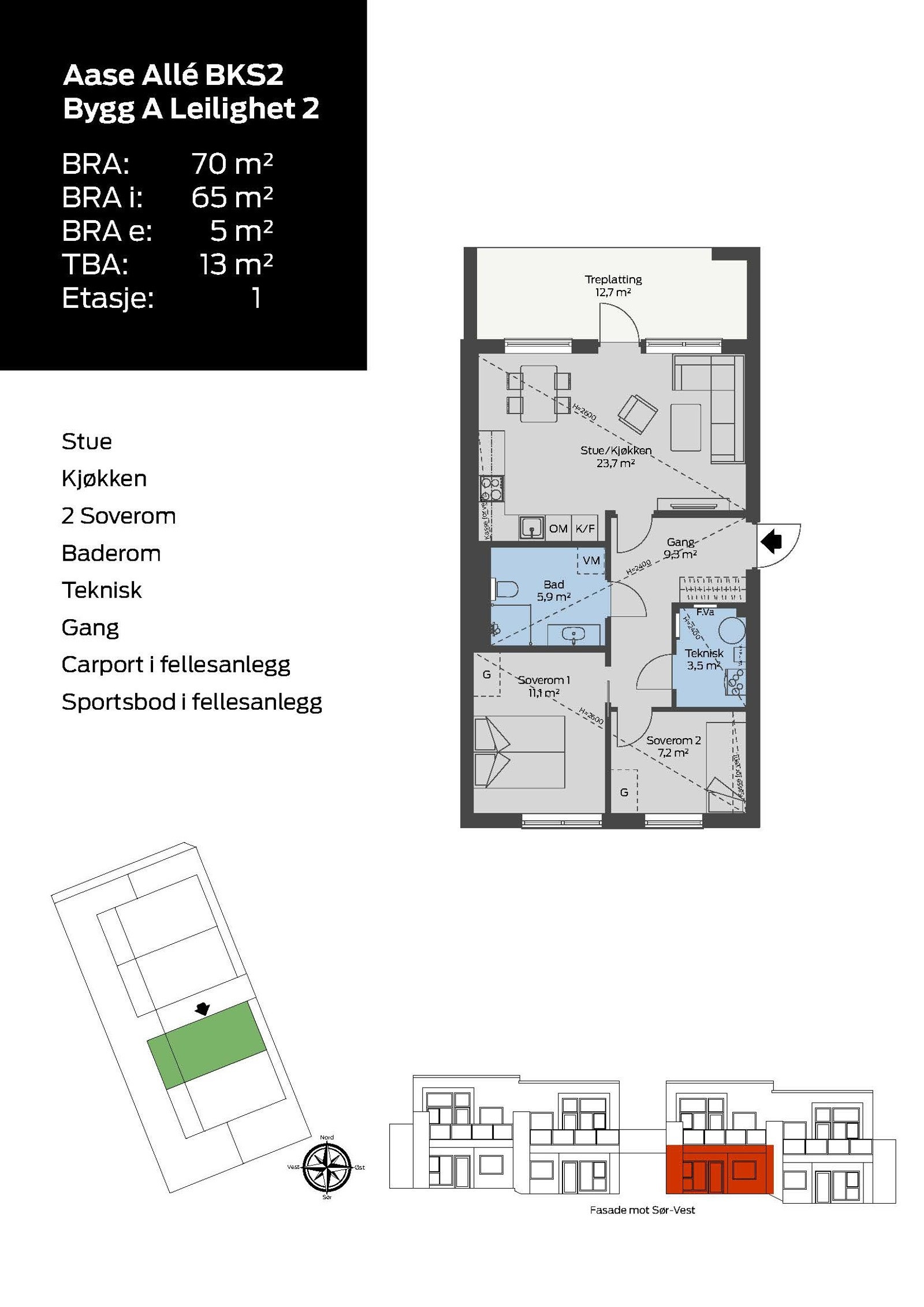 Plantegning Galleribilde