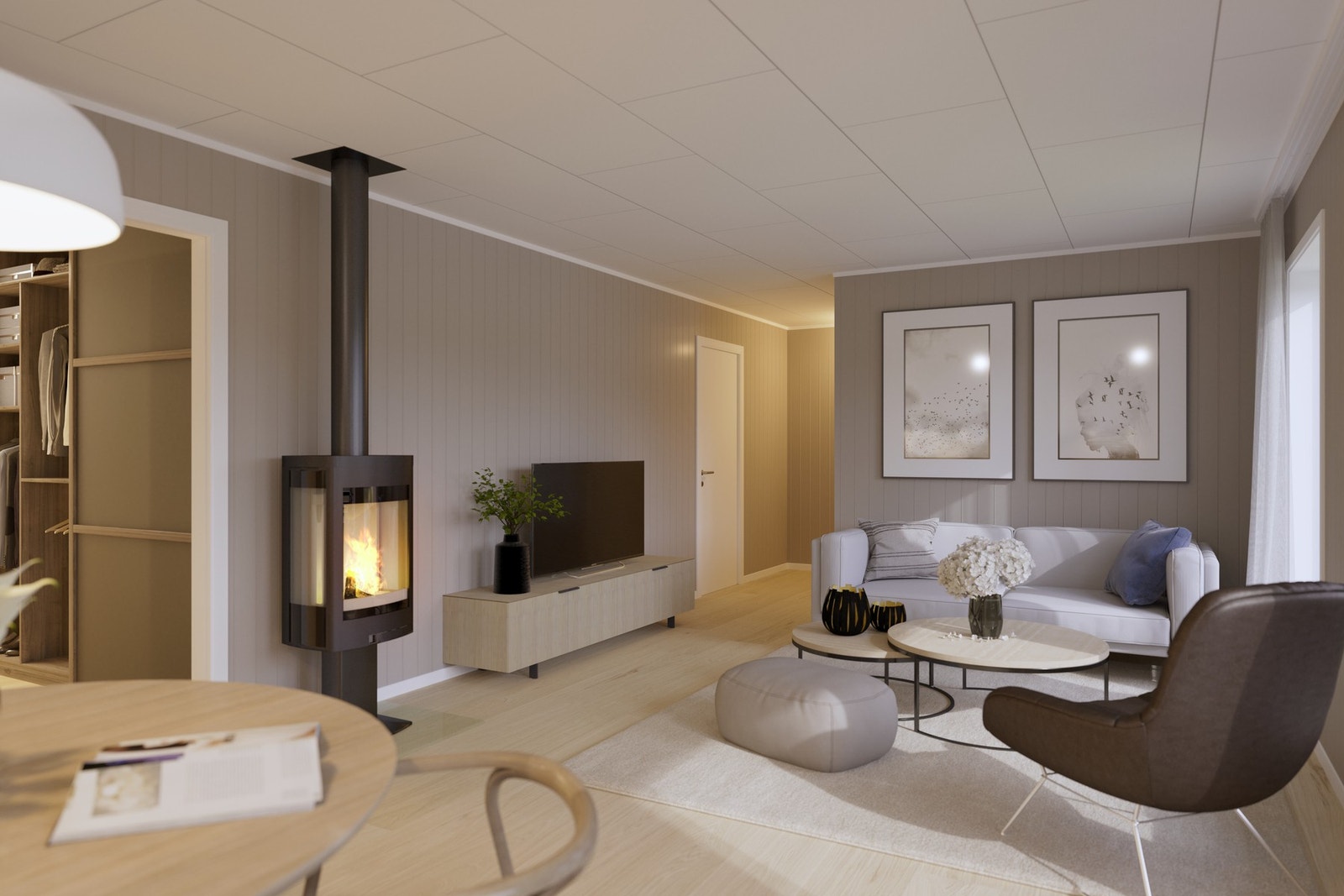 Leilighet type D1-3 og D2-3 - Romslig og koselig leilighet. Illustrasjon, avvik vil forekomme. Galleribilde