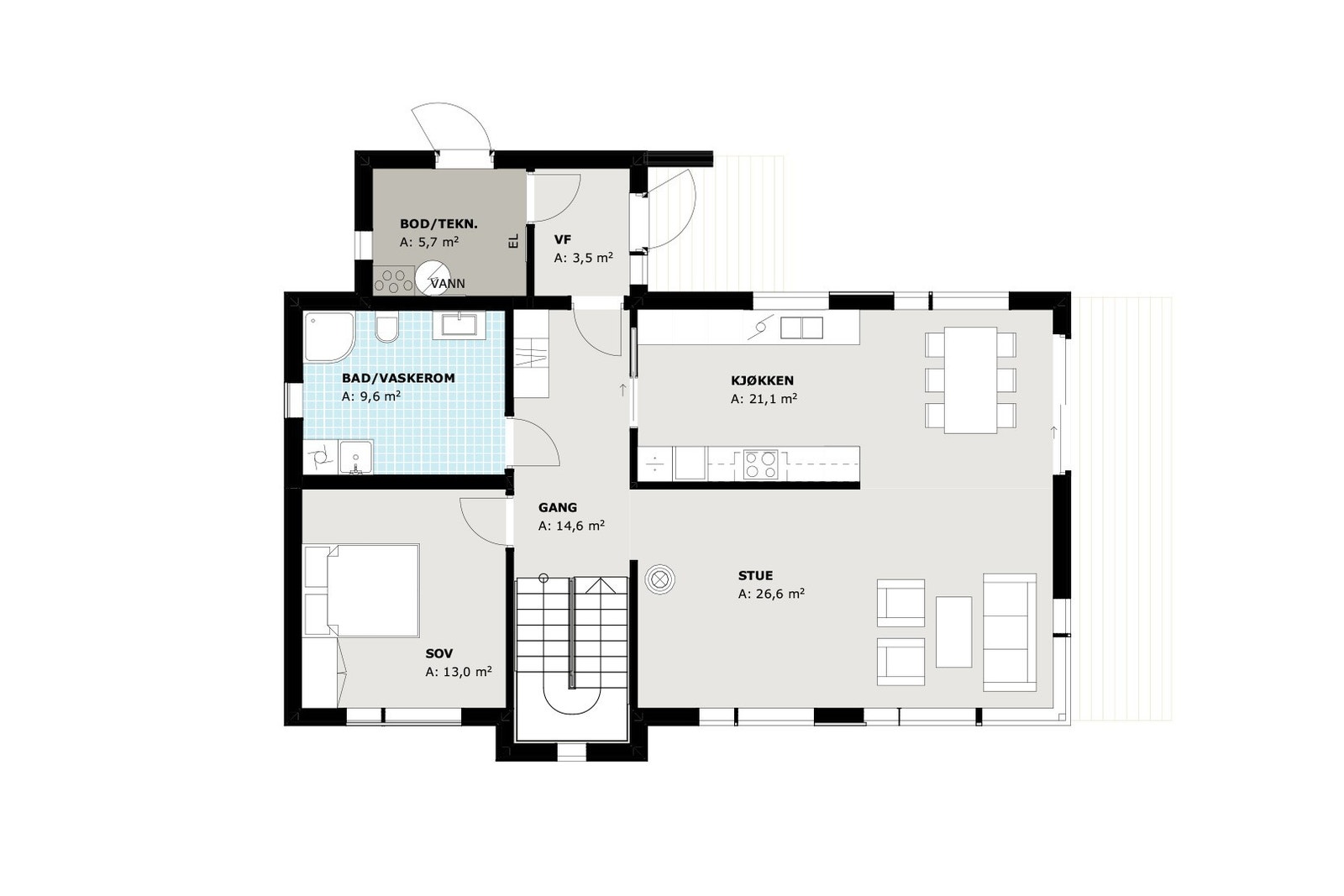 Nupen - 1. etasje Galleribilde