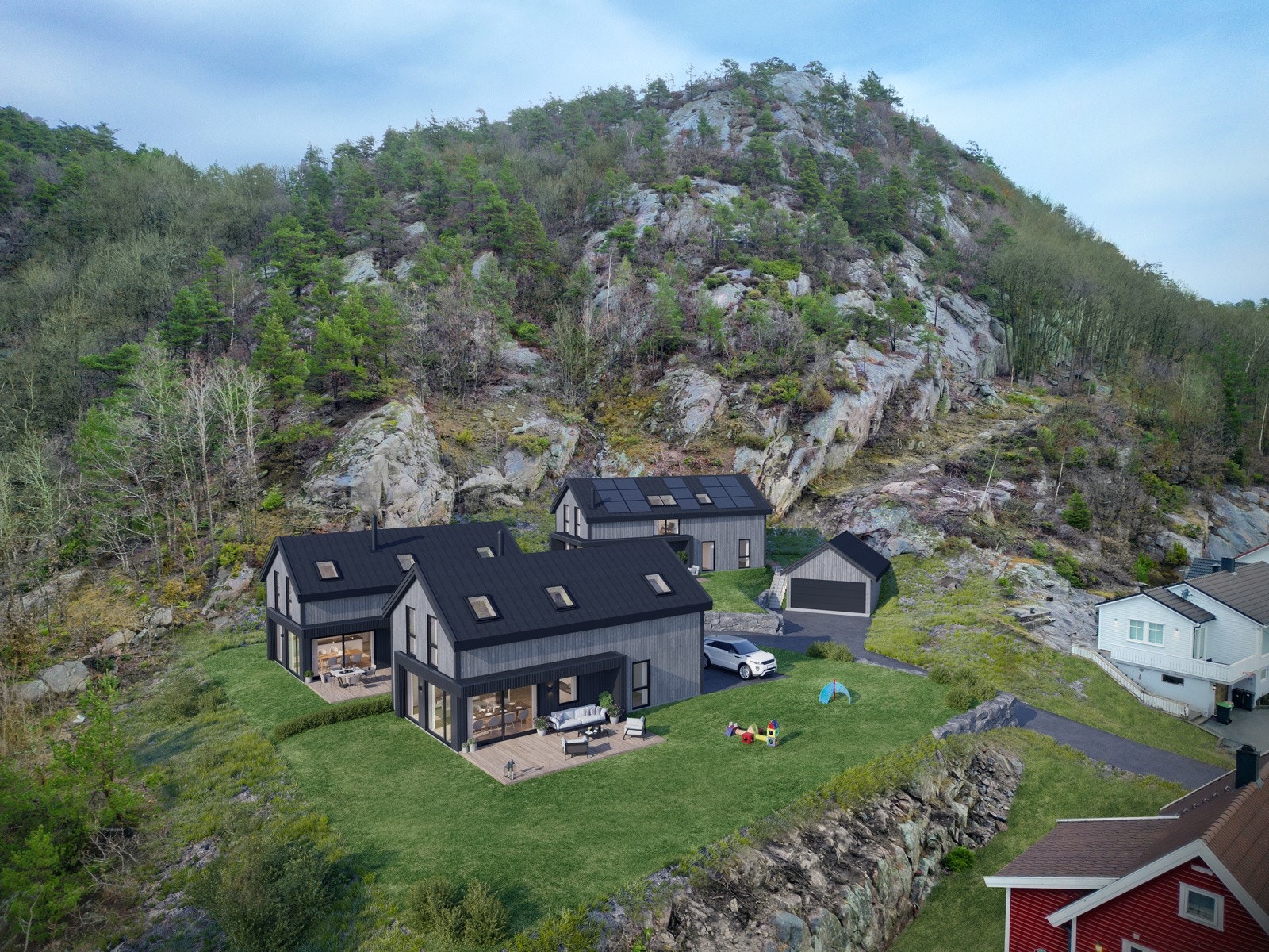 Områdebilde illustrasjon Galleribilde