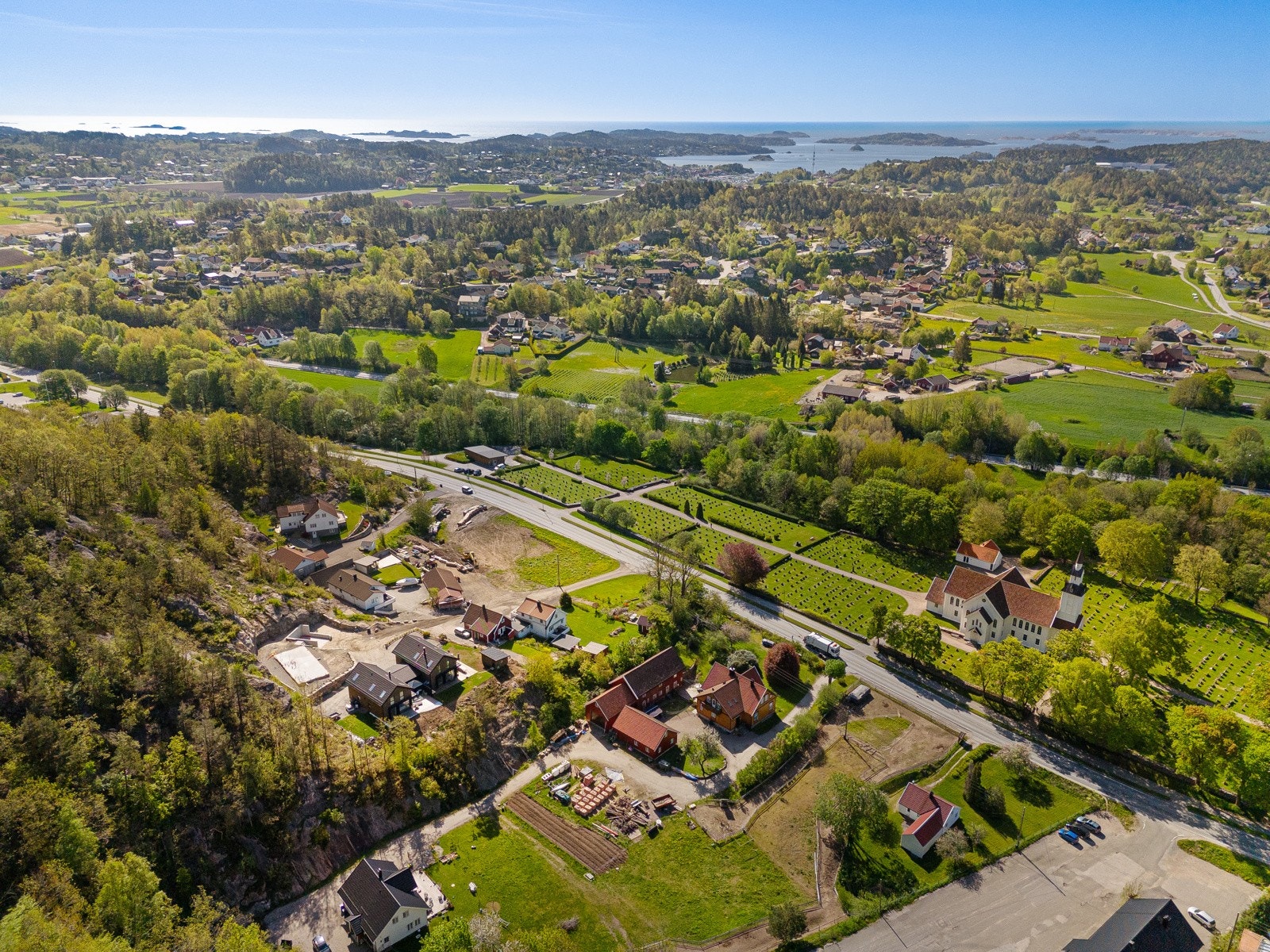 Boligen vil få gode sol og utsiktsforhold Galleribilde