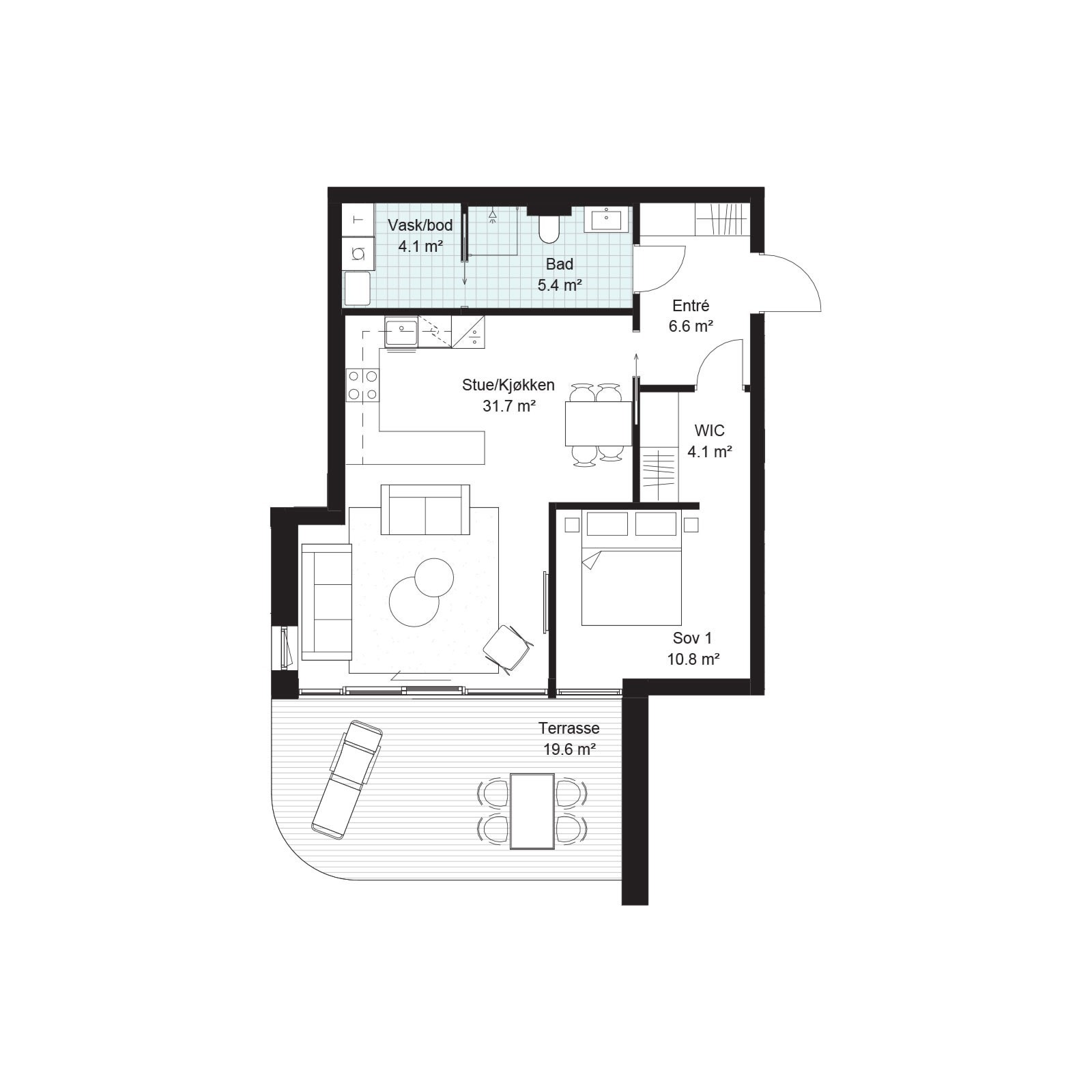 H0102 Plantegning Galleribilde