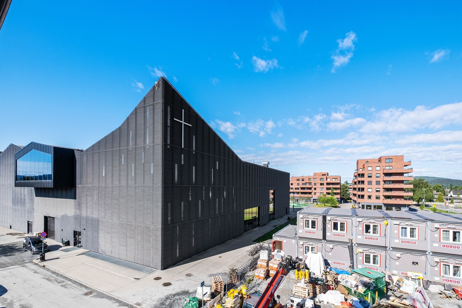 Utsiktsbilde fra 3. etasje - kun for å vise illustrasjon av høyde Galleribilde