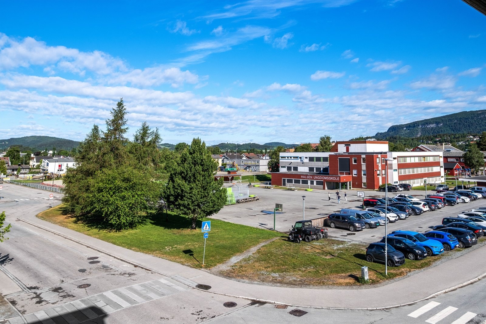 Utsiktsbilde fra 3. etasje - kun for å vise illustrasjon av høyde Galleribilde