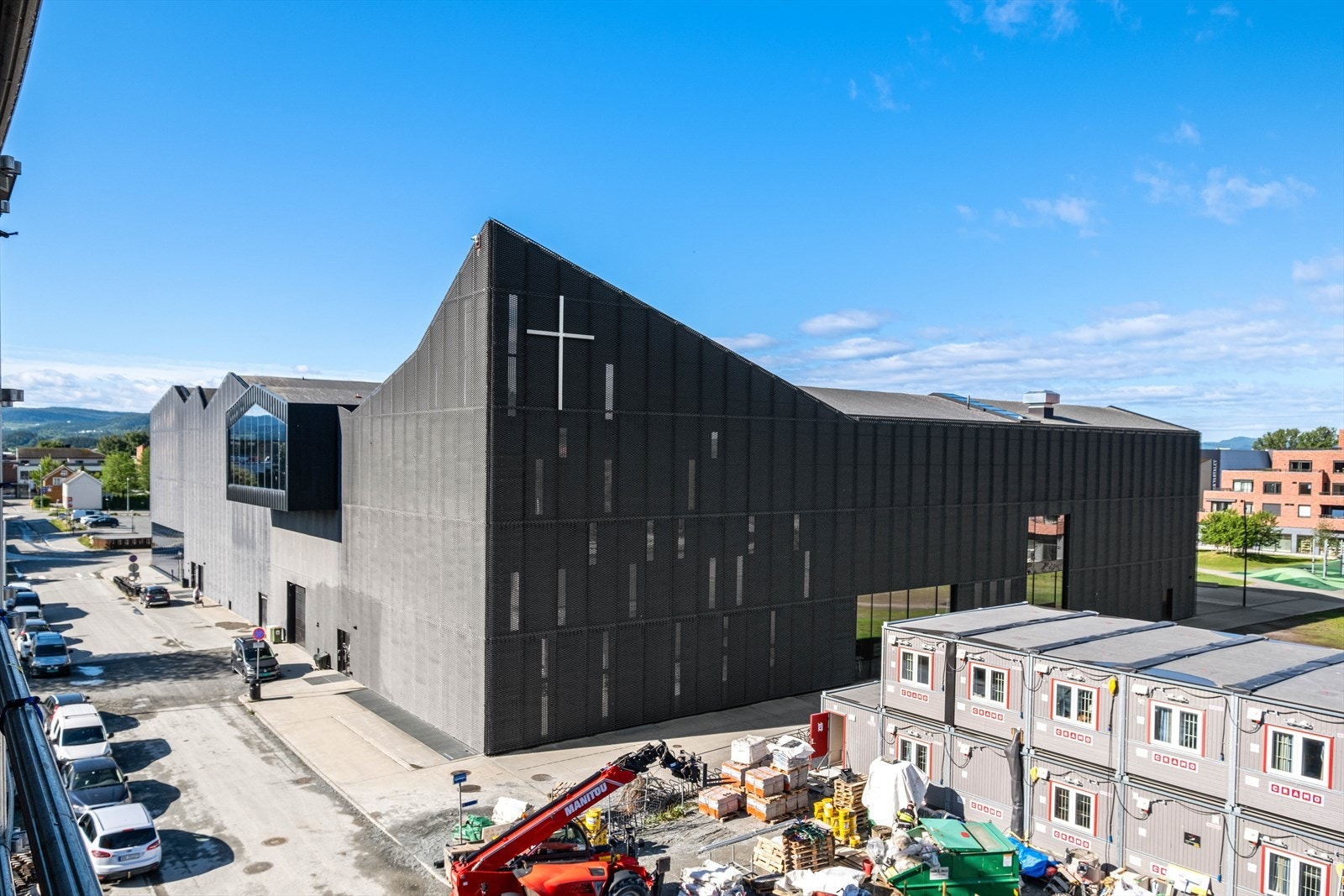 Utsiktsbilde fra 4. etasje - kun for å vise illustrasjon av høyde Galleribilde