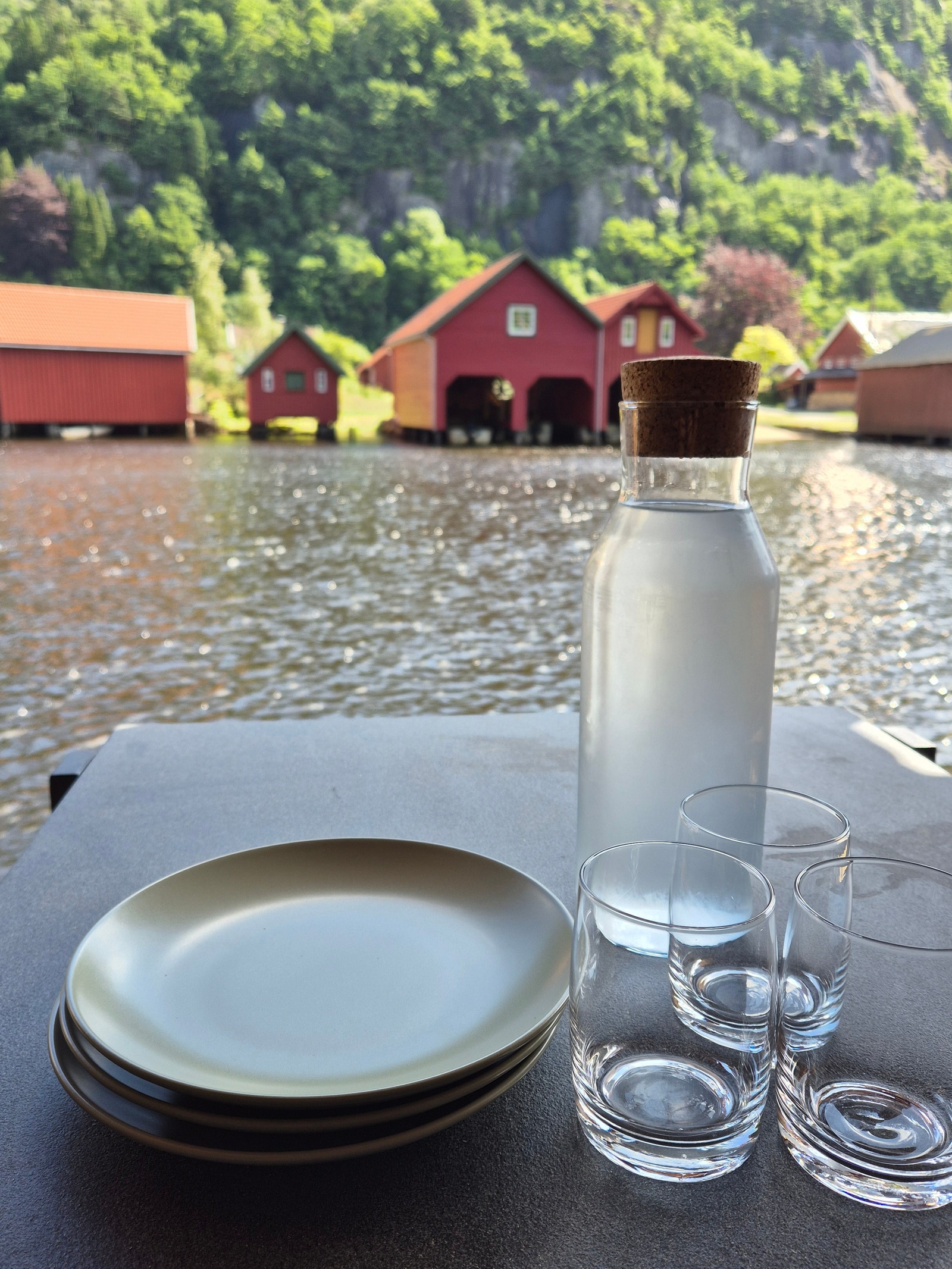 Alt ligger tilrette for idylliske måltider! Galleribilde