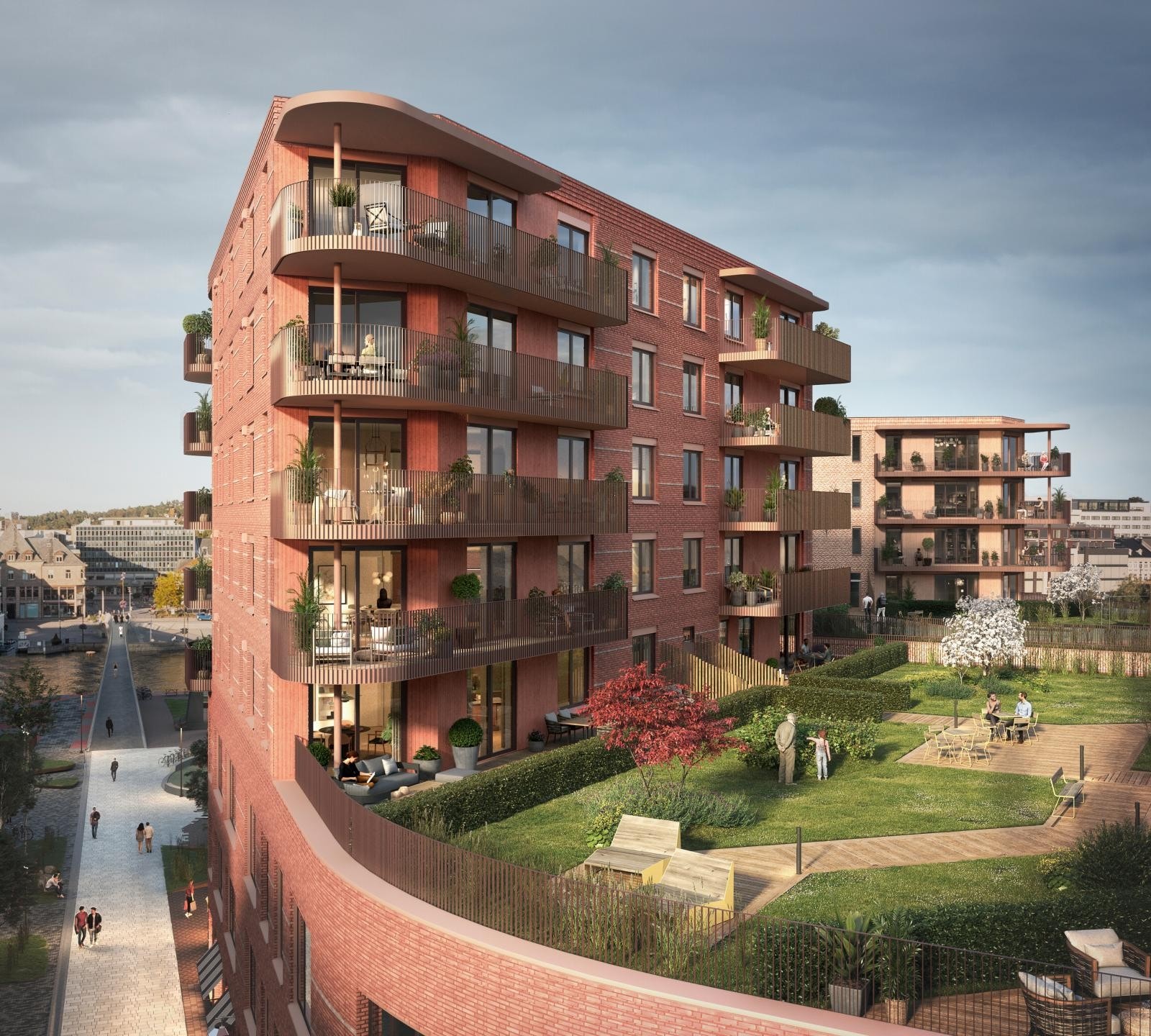 Tårnene på Værstetorvet, midt i Fredrikstad sentrum. Galleribilde