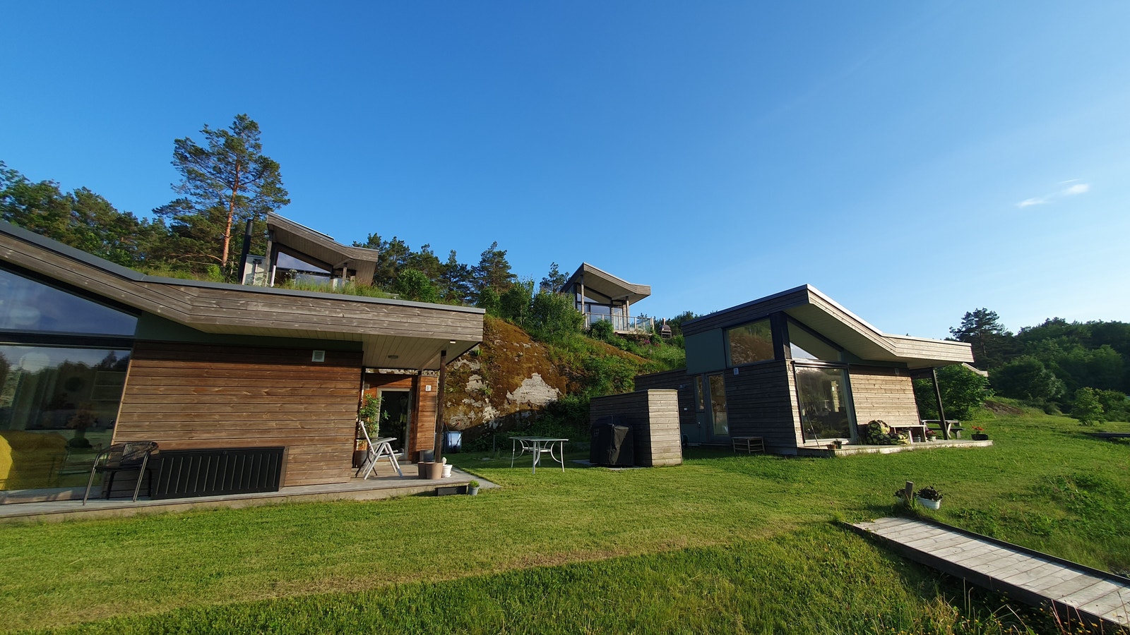 Hytteområde Galleribilde