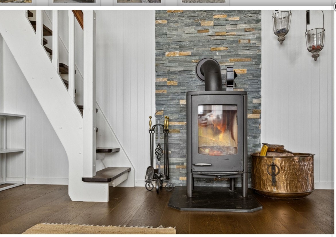 Peis i kjøkken/stue Galleribilde