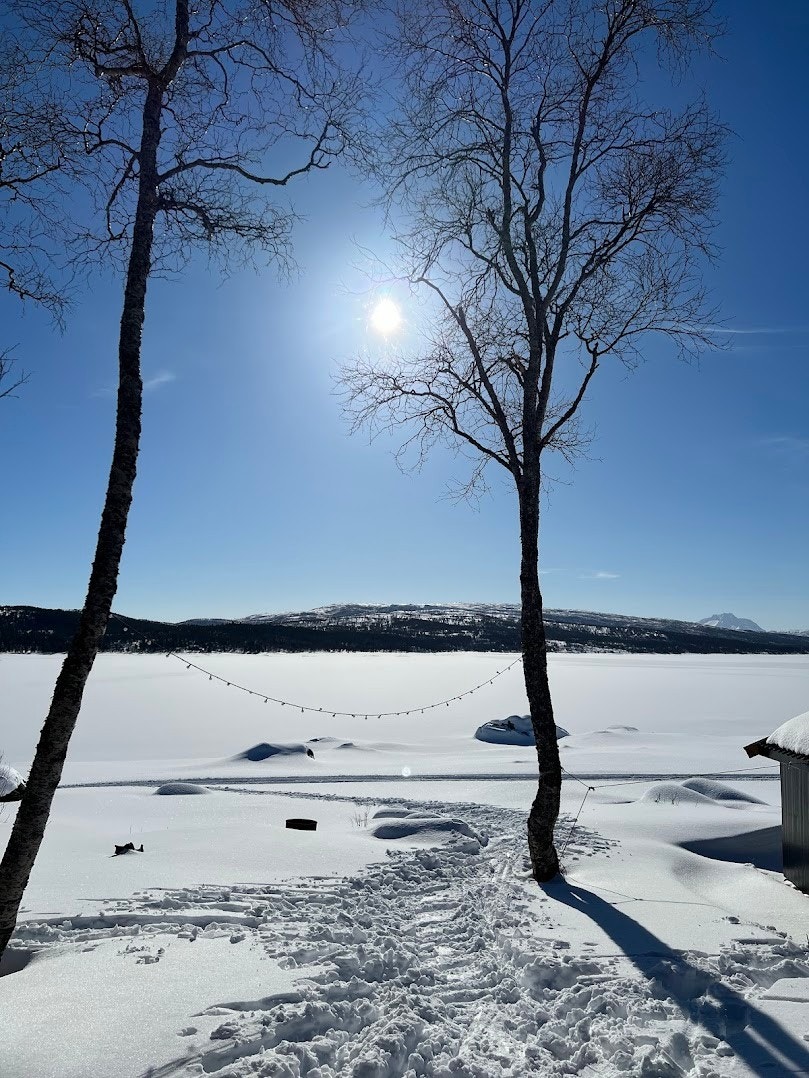 Flotte skiforhold rett utenfor døra Galleribilde