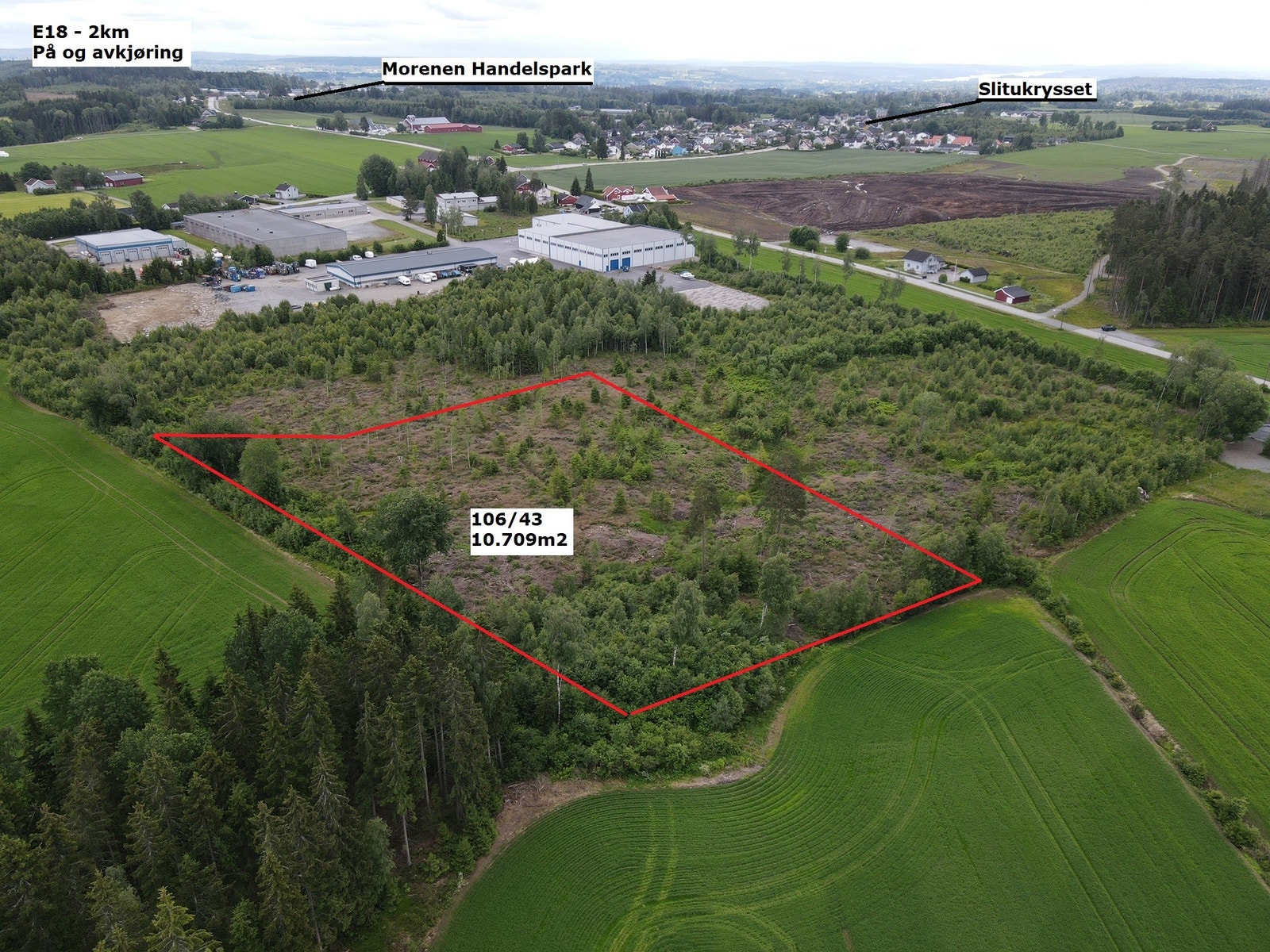 Det opparbeides vei - VA og strømtilførsel til tomtegrense Galleribilde