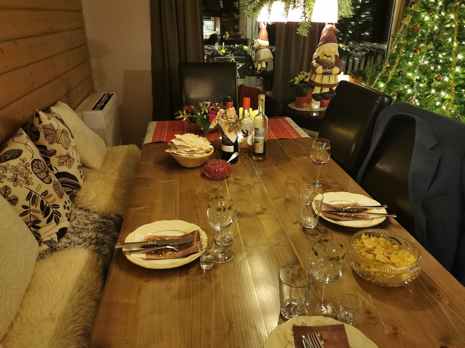 Spiseromsdel av stue hoveddel Galleribilde