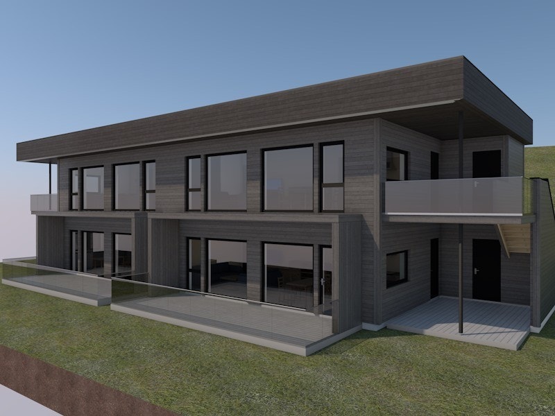 Moderne leilegheiter skal byggast på Tenden Galleribilde