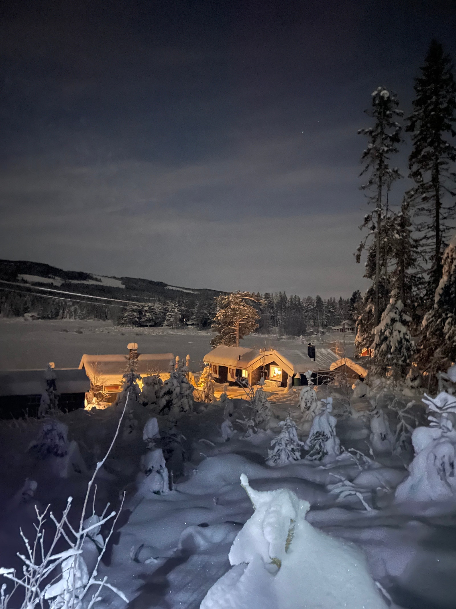 Vinter og juleforberedelser Galleribilde