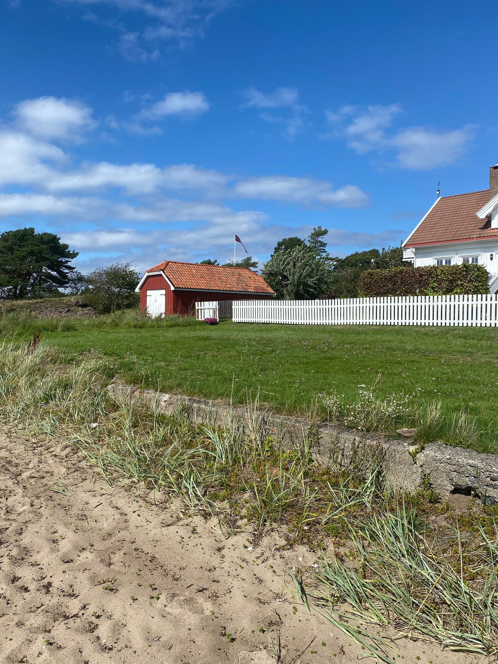 Stranden rett nedenfor Galleribilde