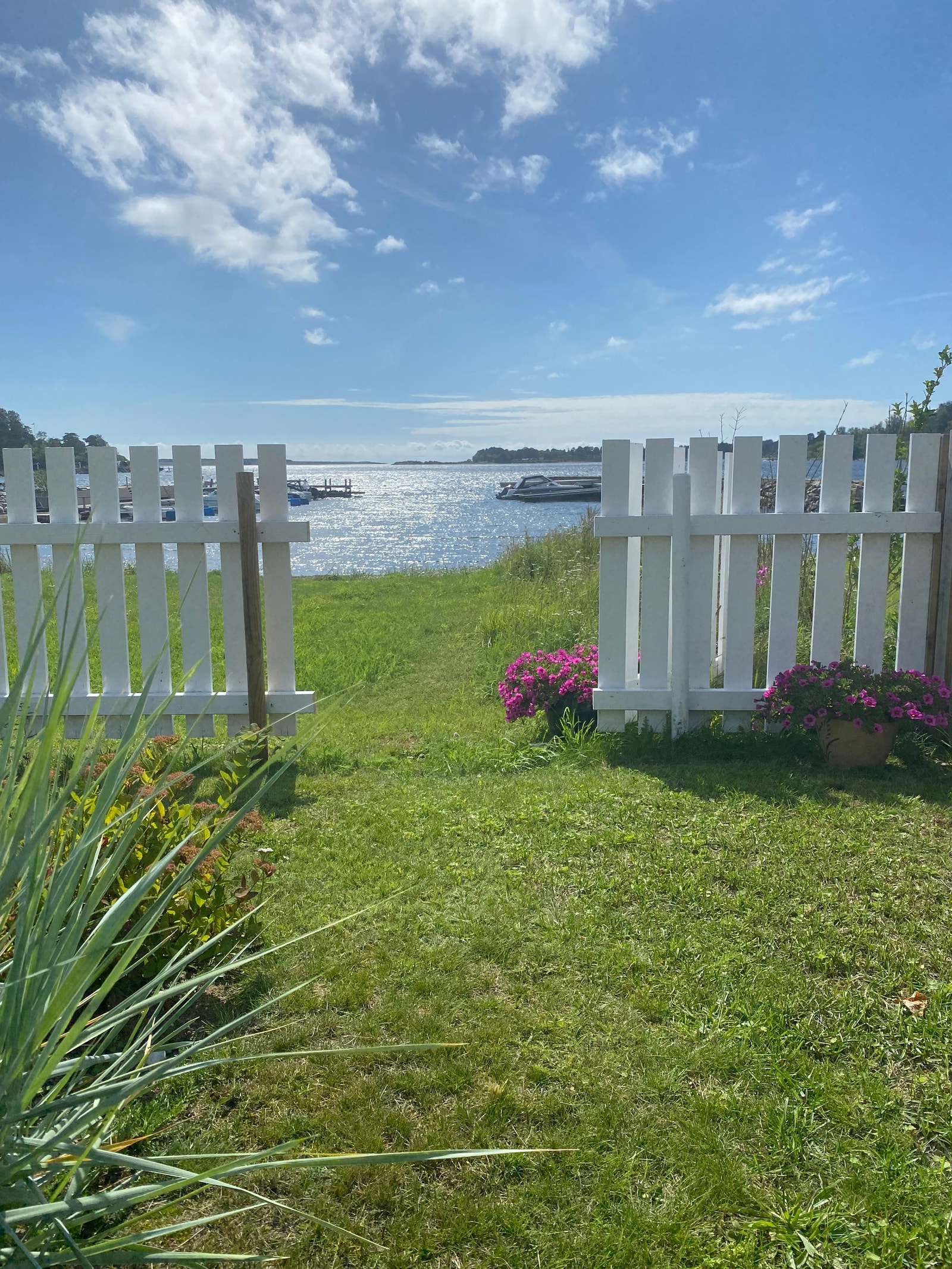 Egen port til stranda Galleribilde