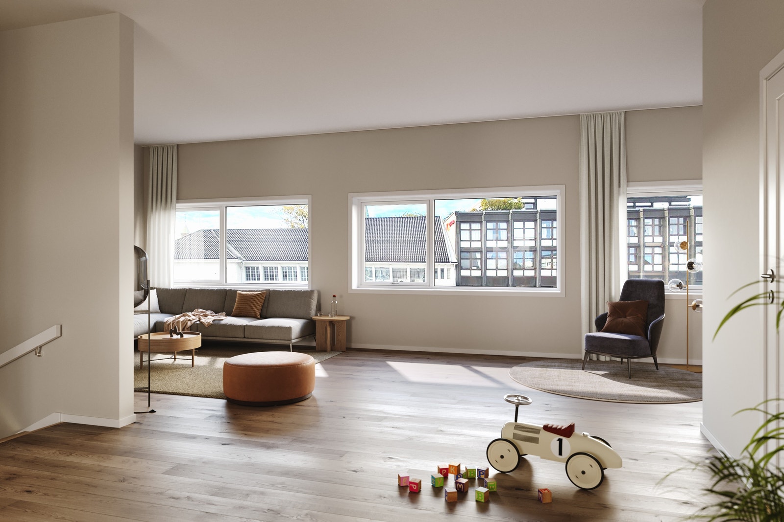 3D illustrasjonsbilde Galleribilde